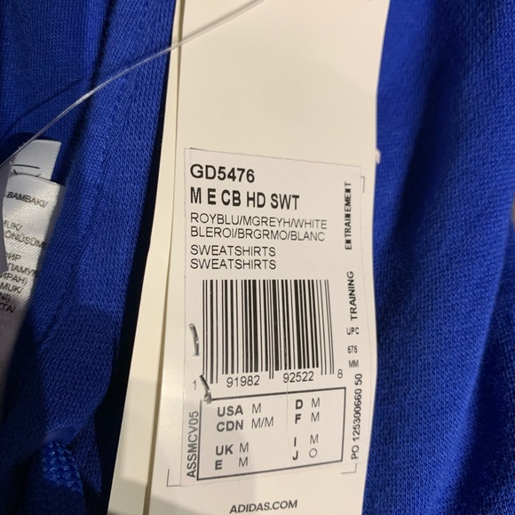 New Adidas Pullover Hoodie - Picture 2 of 5